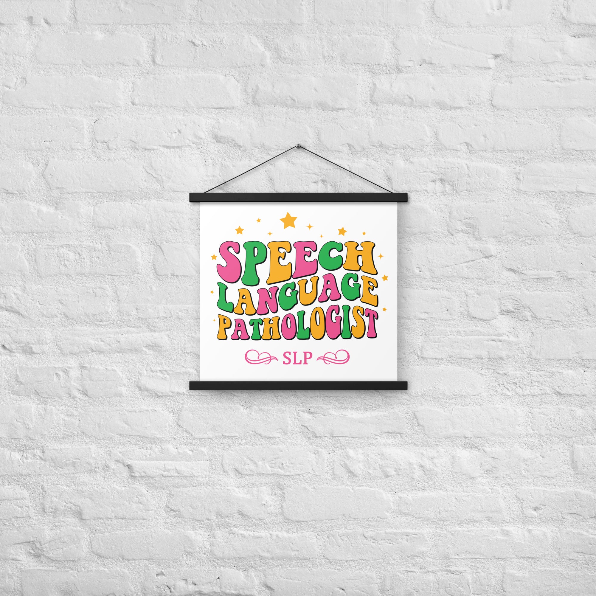 SLP Office Decor Poster with Hangers